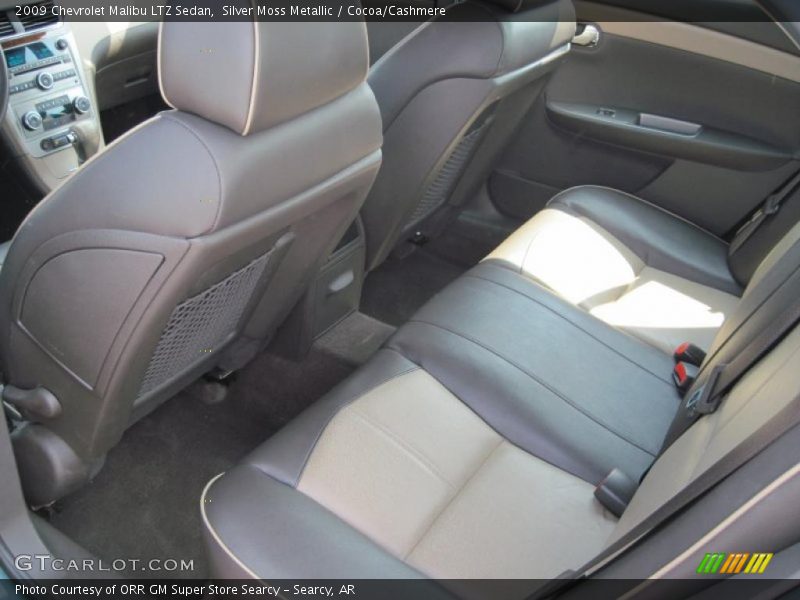 Silver Moss Metallic / Cocoa/Cashmere 2009 Chevrolet Malibu LTZ Sedan