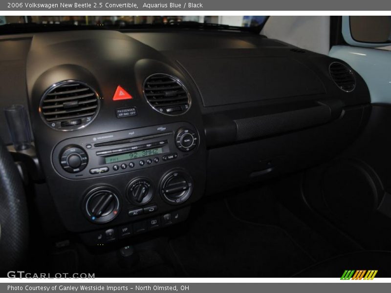 Aquarius Blue / Black 2006 Volkswagen New Beetle 2.5 Convertible