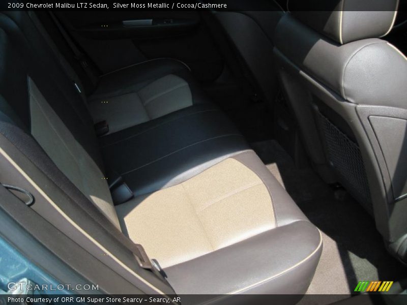 Silver Moss Metallic / Cocoa/Cashmere 2009 Chevrolet Malibu LTZ Sedan