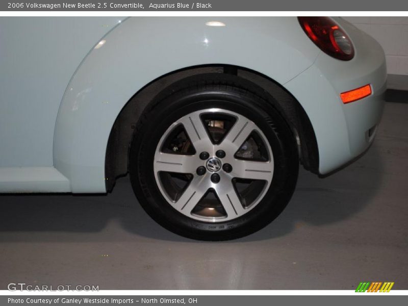 Aquarius Blue / Black 2006 Volkswagen New Beetle 2.5 Convertible