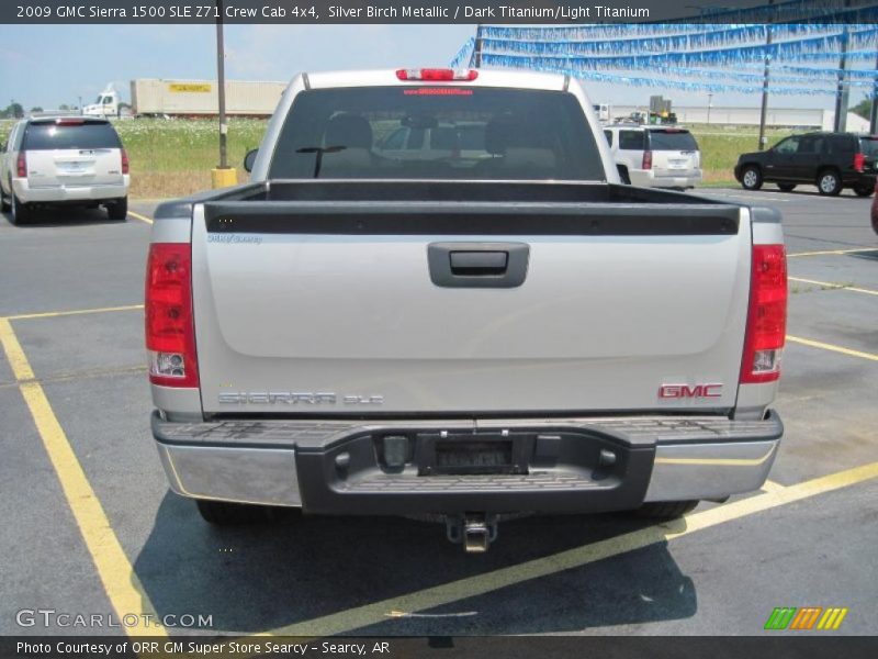 Silver Birch Metallic / Dark Titanium/Light Titanium 2009 GMC Sierra 1500 SLE Z71 Crew Cab 4x4