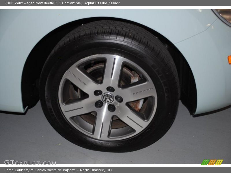 Aquarius Blue / Black 2006 Volkswagen New Beetle 2.5 Convertible