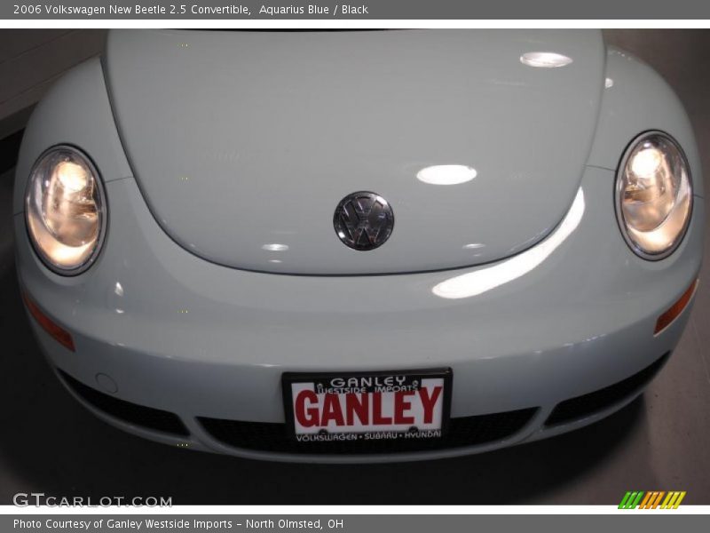 Aquarius Blue / Black 2006 Volkswagen New Beetle 2.5 Convertible
