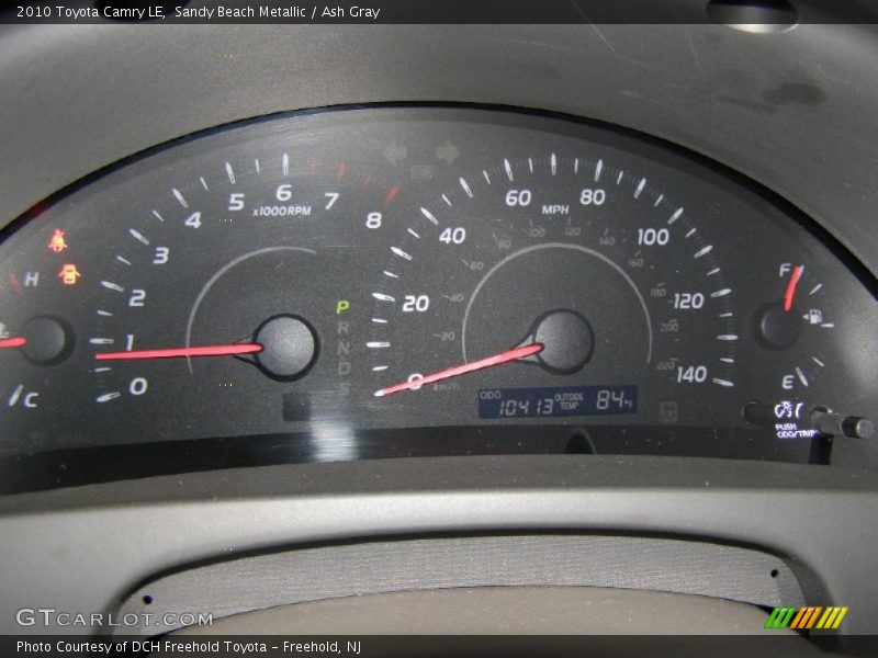 Sandy Beach Metallic / Ash Gray 2010 Toyota Camry LE