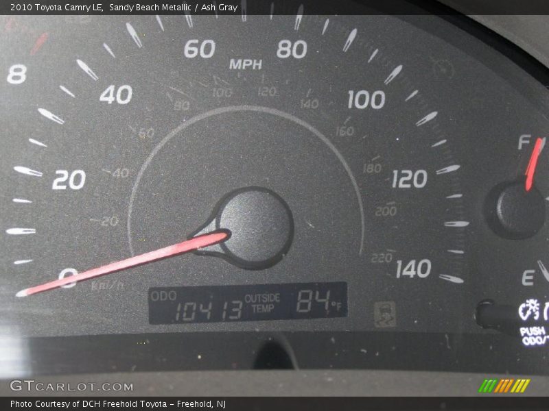 Sandy Beach Metallic / Ash Gray 2010 Toyota Camry LE