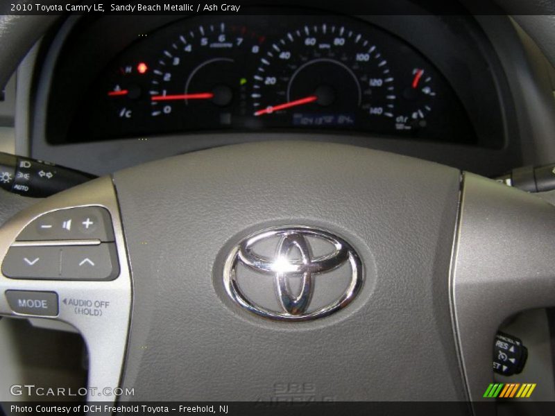 Sandy Beach Metallic / Ash Gray 2010 Toyota Camry LE