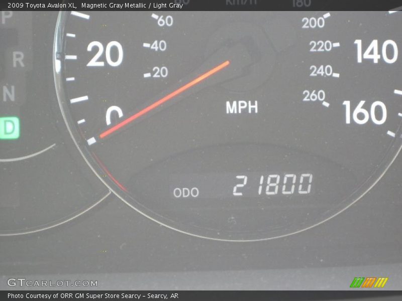 Magnetic Gray Metallic / Light Gray 2009 Toyota Avalon XL