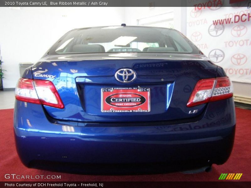 Blue Ribbon Metallic / Ash Gray 2010 Toyota Camry LE