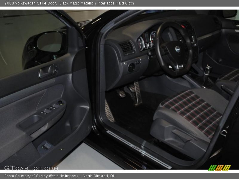 Black Magic Metallic / Interlagos Plaid Cloth 2008 Volkswagen GTI 4 Door