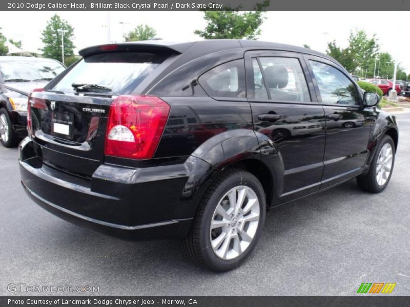 Brilliant Black Crystal Pearl / Dark Slate Gray 2010 Dodge Caliber Heat