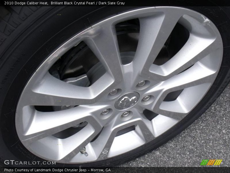 Brilliant Black Crystal Pearl / Dark Slate Gray 2010 Dodge Caliber Heat