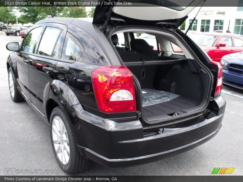 Brilliant Black Crystal Pearl / Dark Slate Gray 2010 Dodge Caliber Heat