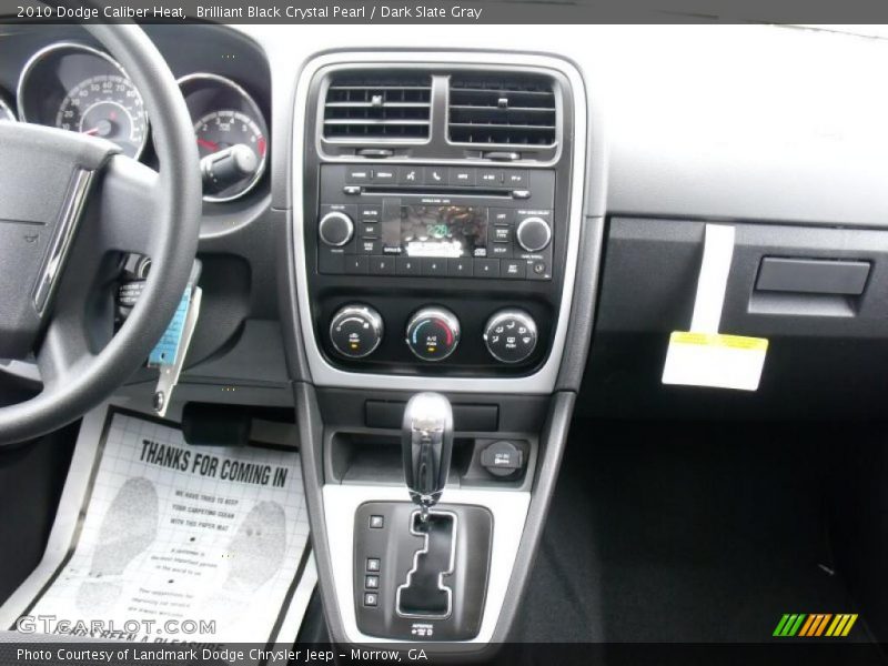 Brilliant Black Crystal Pearl / Dark Slate Gray 2010 Dodge Caliber Heat