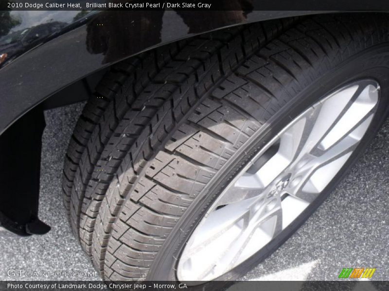 Brilliant Black Crystal Pearl / Dark Slate Gray 2010 Dodge Caliber Heat