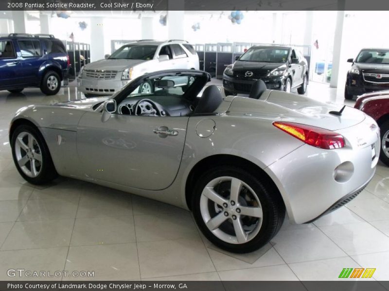 Cool Silver / Ebony 2008 Pontiac Solstice Roadster