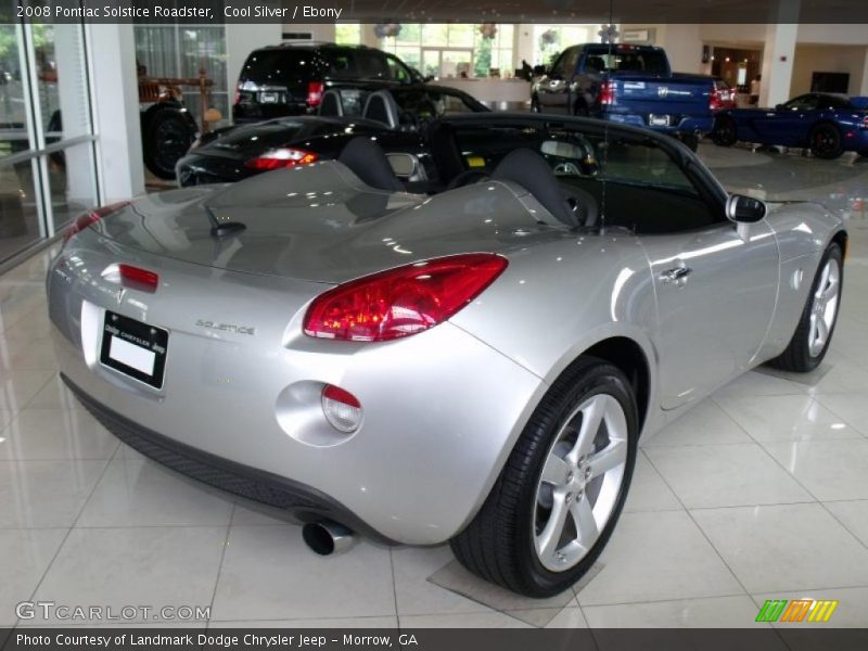 Cool Silver / Ebony 2008 Pontiac Solstice Roadster