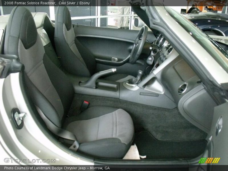 Cool Silver / Ebony 2008 Pontiac Solstice Roadster