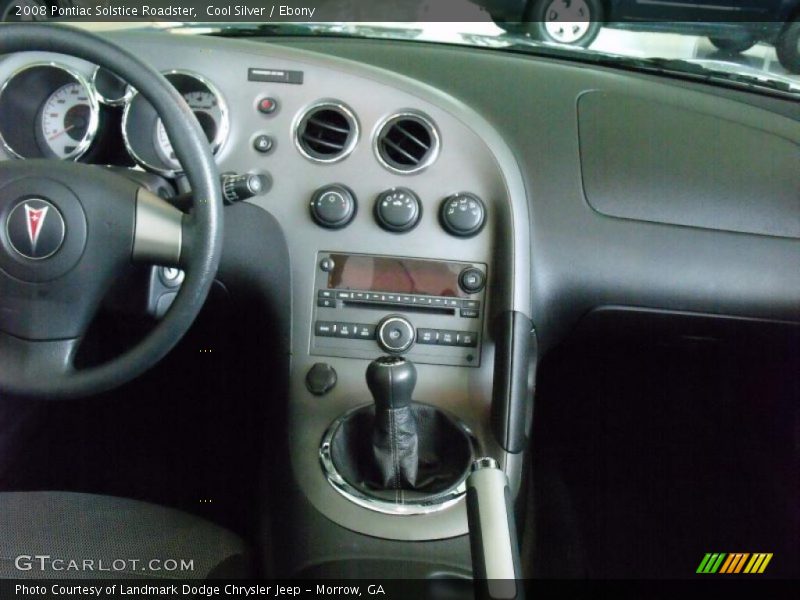 Cool Silver / Ebony 2008 Pontiac Solstice Roadster