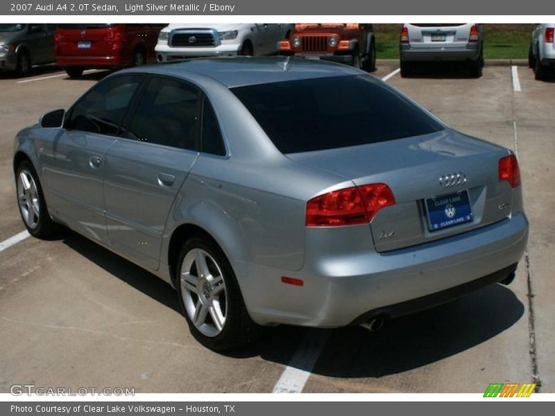 Light Silver Metallic / Ebony 2007 Audi A4 2.0T Sedan