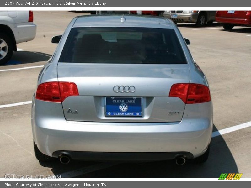 Light Silver Metallic / Ebony 2007 Audi A4 2.0T Sedan