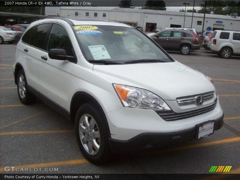 Taffeta White / Gray 2007 Honda CR-V EX 4WD