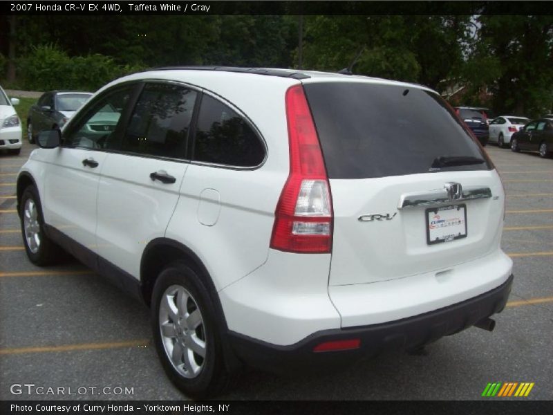 Taffeta White / Gray 2007 Honda CR-V EX 4WD