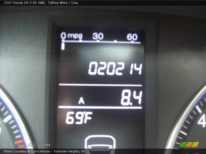 Taffeta White / Gray 2007 Honda CR-V EX 4WD