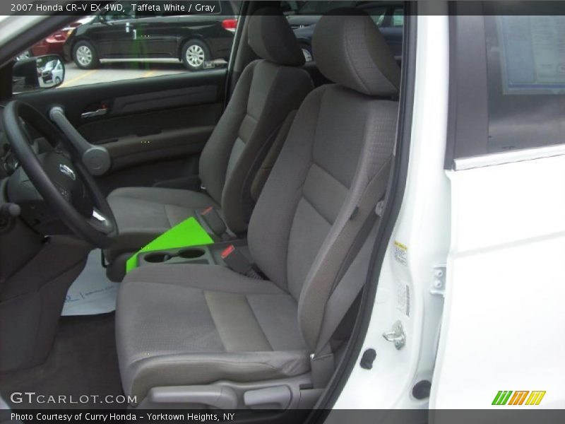 Taffeta White / Gray 2007 Honda CR-V EX 4WD