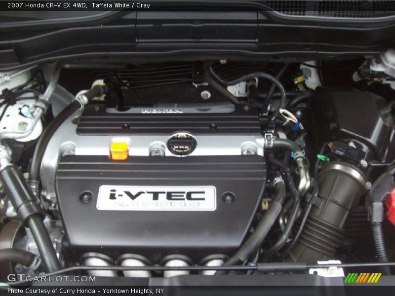 Taffeta White / Gray 2007 Honda CR-V EX 4WD
