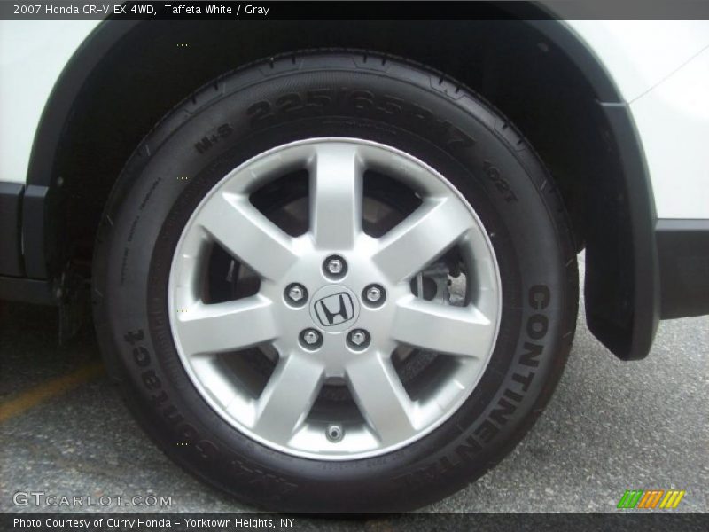 Taffeta White / Gray 2007 Honda CR-V EX 4WD