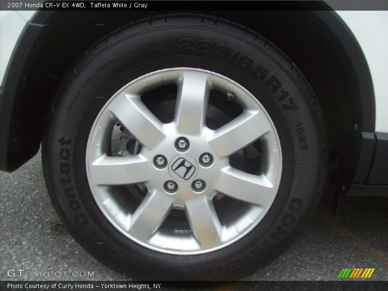 Taffeta White / Gray 2007 Honda CR-V EX 4WD