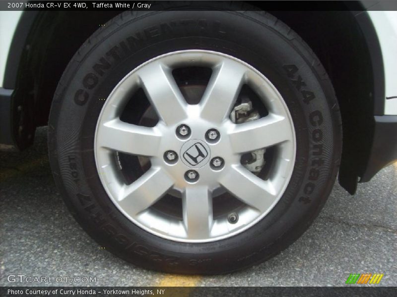 Taffeta White / Gray 2007 Honda CR-V EX 4WD