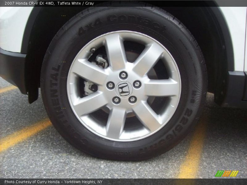 Taffeta White / Gray 2007 Honda CR-V EX 4WD