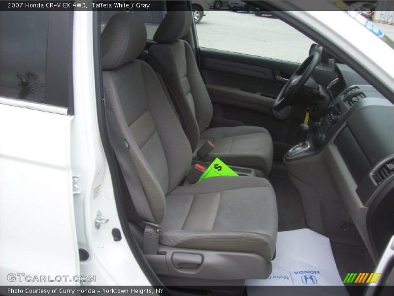 Taffeta White / Gray 2007 Honda CR-V EX 4WD