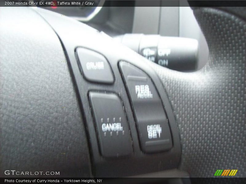 Taffeta White / Gray 2007 Honda CR-V EX 4WD