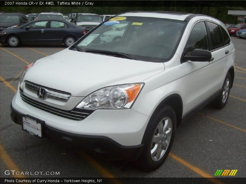 Taffeta White / Gray 2007 Honda CR-V EX 4WD
