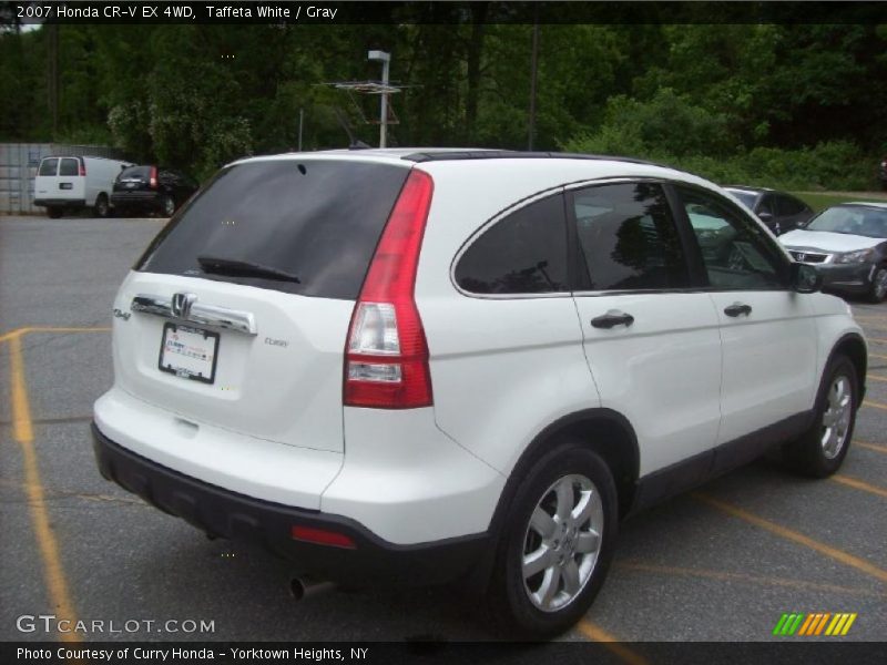Taffeta White / Gray 2007 Honda CR-V EX 4WD