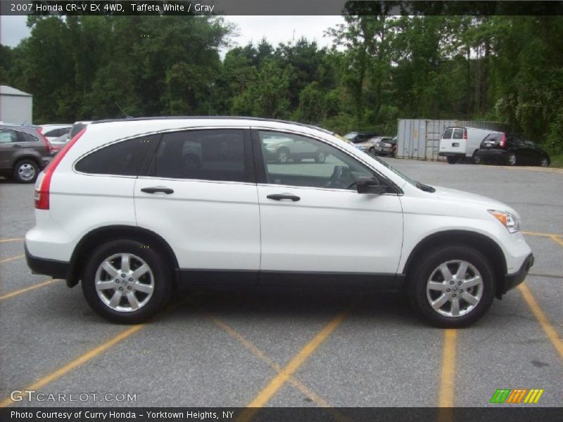 Taffeta White / Gray 2007 Honda CR-V EX 4WD