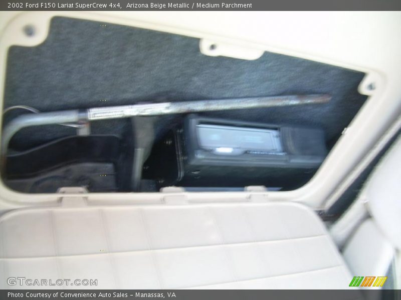 Arizona Beige Metallic / Medium Parchment 2002 Ford F150 Lariat SuperCrew 4x4