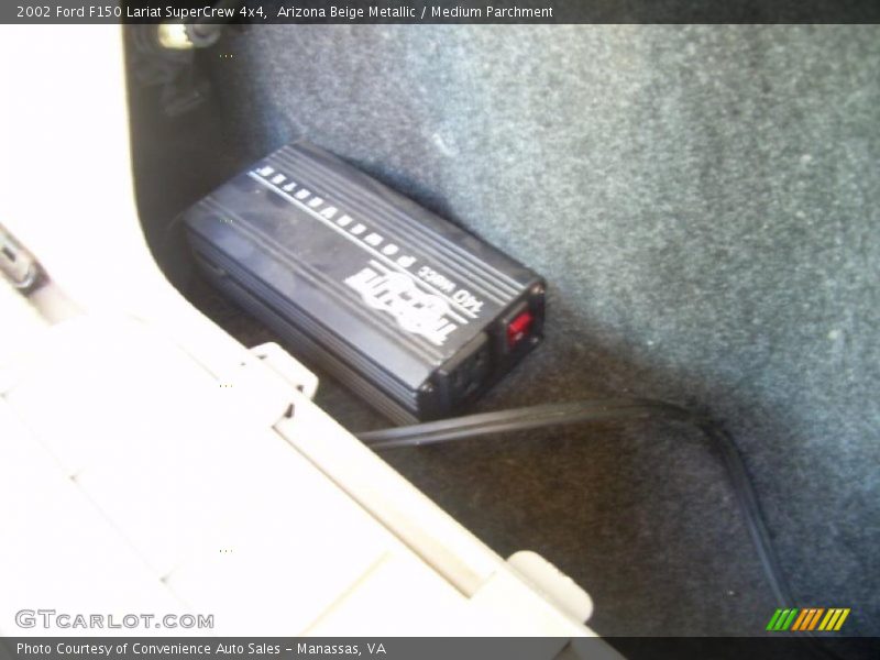 Arizona Beige Metallic / Medium Parchment 2002 Ford F150 Lariat SuperCrew 4x4