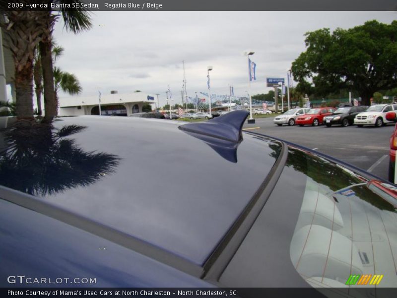 Regatta Blue / Beige 2009 Hyundai Elantra SE Sedan