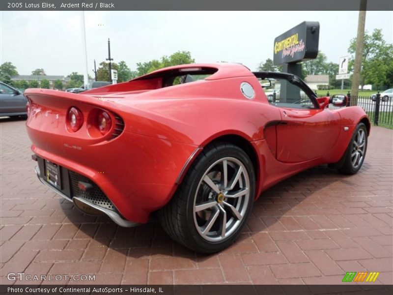 Ardent Red / Black 2005 Lotus Elise