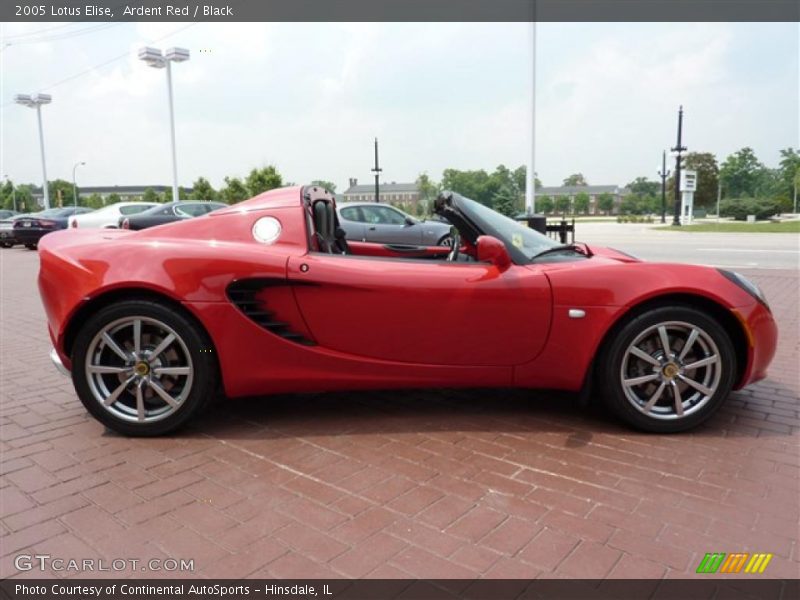 Ardent Red / Black 2005 Lotus Elise