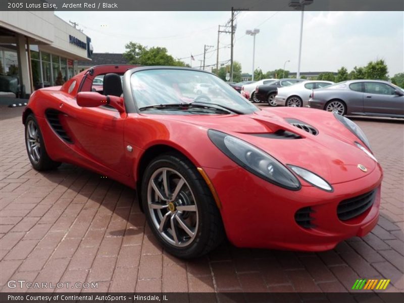 Ardent Red / Black 2005 Lotus Elise