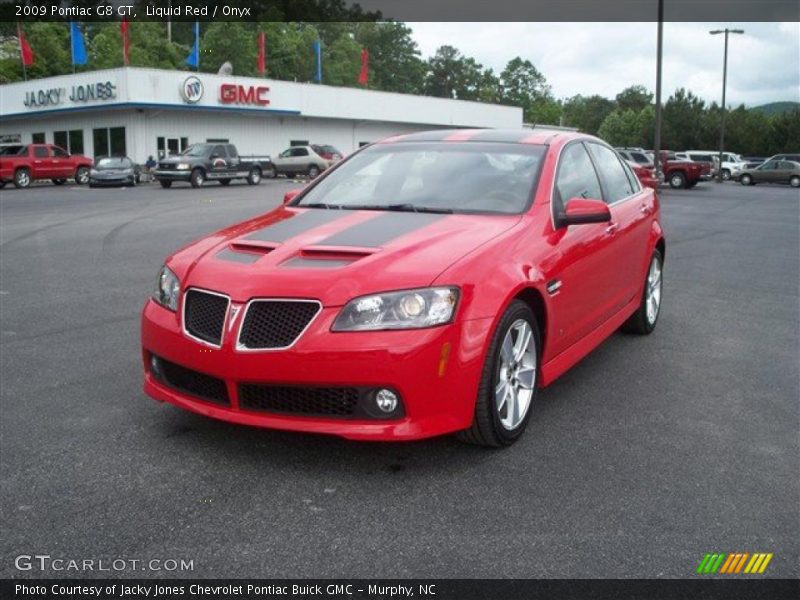 Liquid Red / Onyx 2009 Pontiac G8 GT