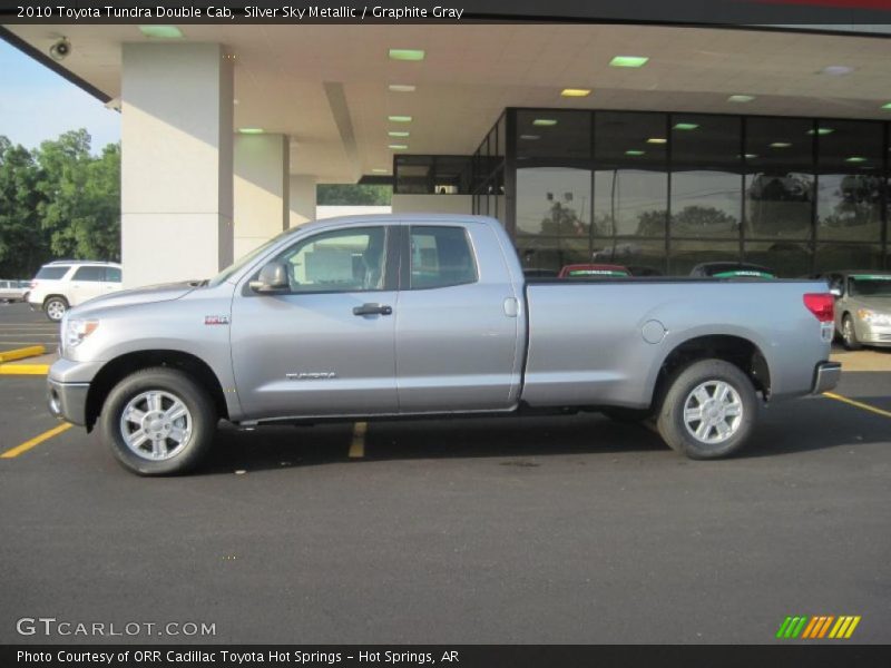 Silver Sky Metallic / Graphite Gray 2010 Toyota Tundra Double Cab