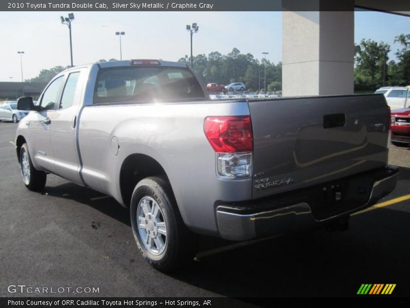 Silver Sky Metallic / Graphite Gray 2010 Toyota Tundra Double Cab