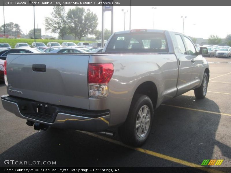 Silver Sky Metallic / Graphite Gray 2010 Toyota Tundra Double Cab