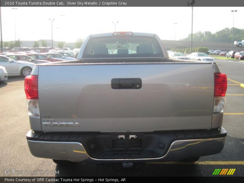 Silver Sky Metallic / Graphite Gray 2010 Toyota Tundra Double Cab