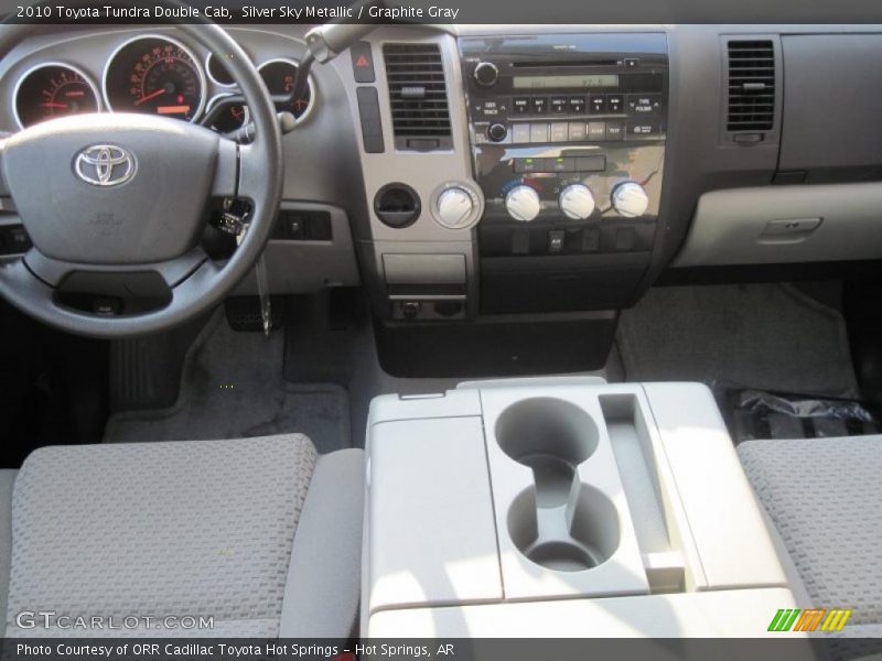 Silver Sky Metallic / Graphite Gray 2010 Toyota Tundra Double Cab